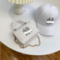 Fashion trendy ladies hats matching mini purse women bucket hats with matching purse